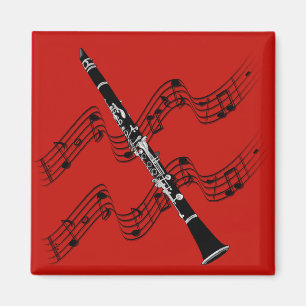 Clarinet on Red Magnet