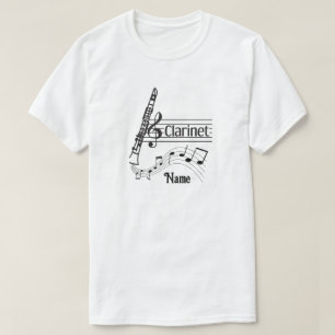 Clarinet Personalised T-Shirt