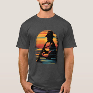 Clarinet Player Clarinetist Musician Marching Band T-Shirt