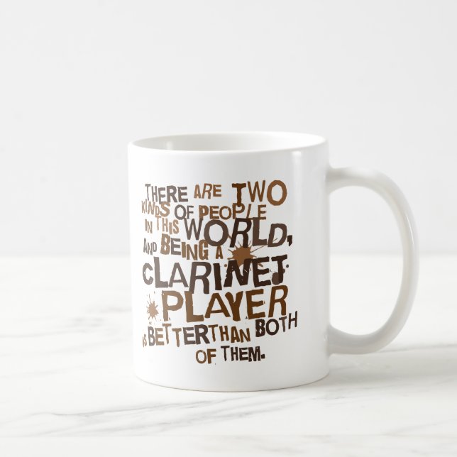 Clarinet Player (Funny) Gift Coffee Mug (Right)