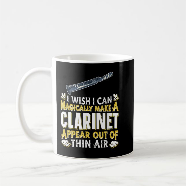 Clarinet Player - Magical Magic Woodwind Instrumen Coffee Mug (Left)