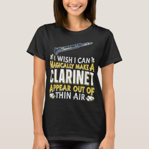 Clarinet Player - Magical Magic Woodwind Instrumen T-Shirt