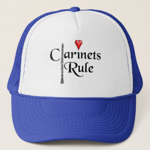 Clarinet player musician hat or cap ANY COLOR