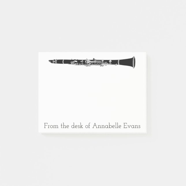 Clarinet Post-it Notes (Front)