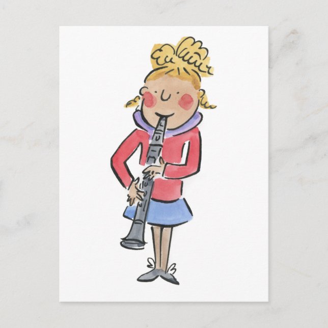 Clarinet Postcard (Front)