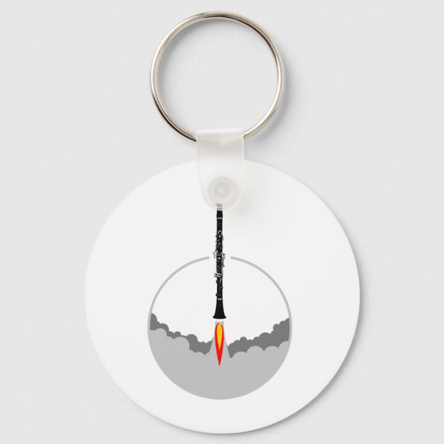 clarinet rocket key ring (Front)