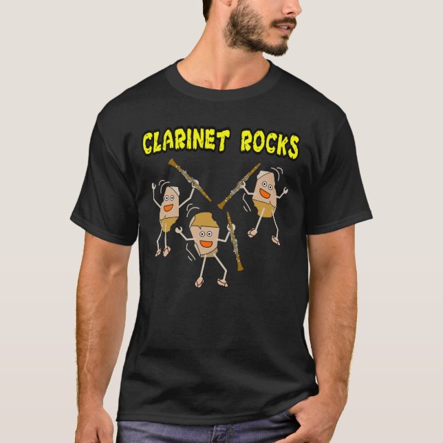 Clarinet Rocks T-Shirt (Front)