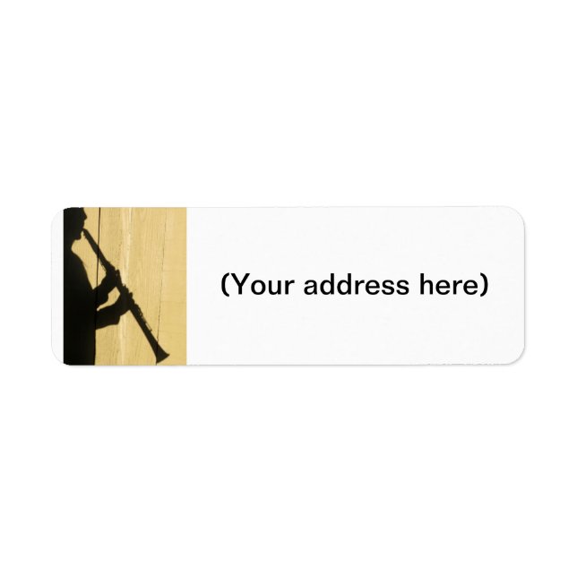 Clarinet Shadow address labels (Front)