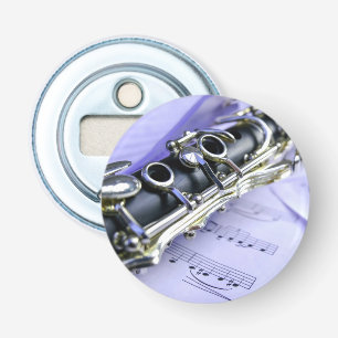 Clarinet Sheet Music Band Orchestra Bottle Opener