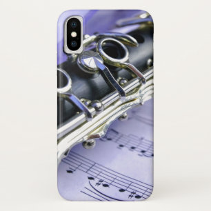 Clarinet Sheet Music Band Orchestra iPhone X Case