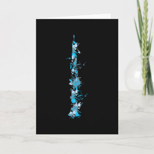 Clarinet Splash Card