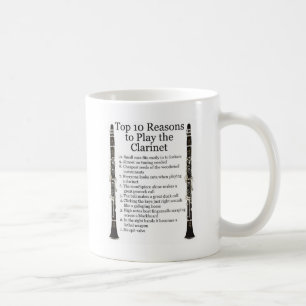 Clarinet Top 10 Coffee Mug