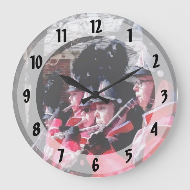 Clarinets and Flutes in the Parade Large Clock (Front)