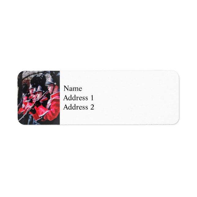 Clarinets and Flutes in the Parade Return Address Label (Front)