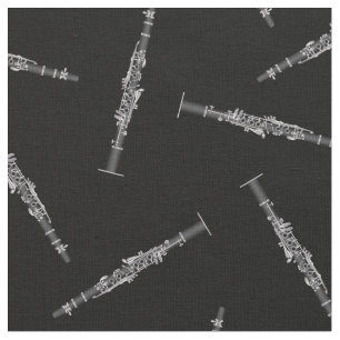Clarinets Music Musician Room Decor Fabric