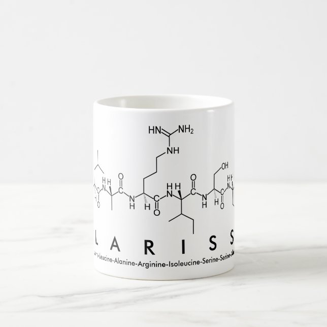 Clarissa peptide name mug (Center)