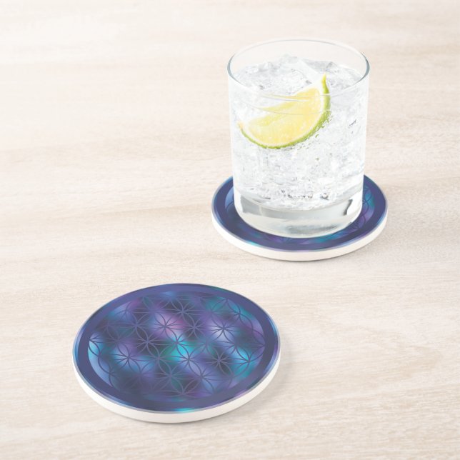 Clarity – Flower of Life Coaster (Side)