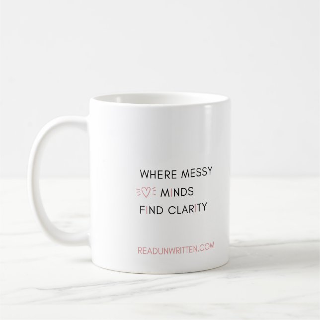 Clarity Heart Coffee Mug (Left)