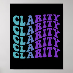 Clarity Suicide Prevention Mental Health Awareness Poster