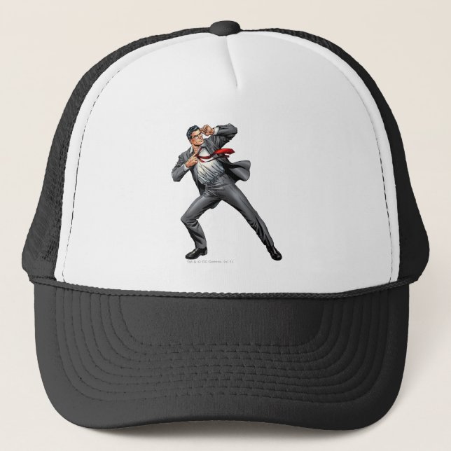 Clark changes into Superman Trucker Hat (Front)