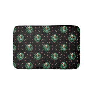 Clark Griswold Christmas Wreath Pattern Bath Mat