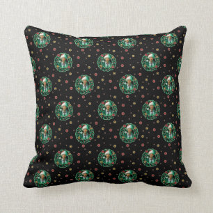 Clark Griswold Christmas Wreath Pattern Cushion