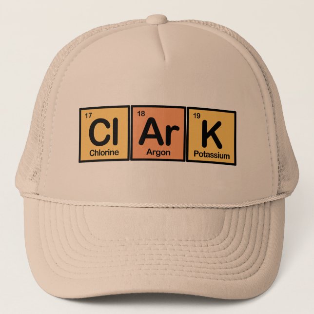 Clark made of Elements Trucker Hat (Front)