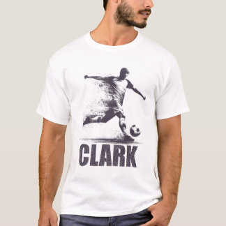 Clark Soccer Boys Personalised First Name Clark  T-Shirt