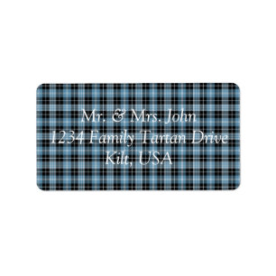 Clark Tartan Label