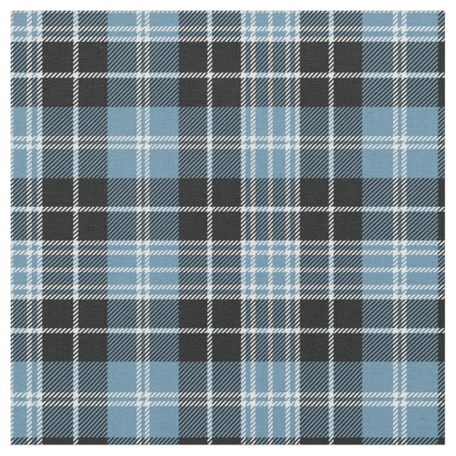 Clark Tartan Print Fabric (Close Up)