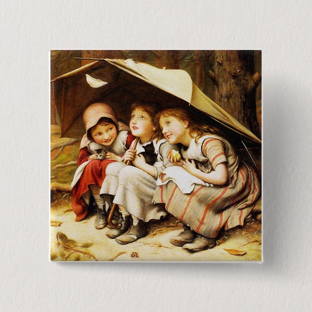 Clark Three Little Kittens 15 Cm Square Badge (Front)