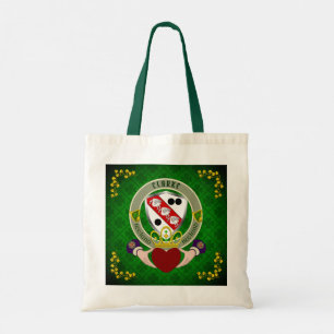 Clarke Irish Shield & Claddagh Personalised Tote Bag
