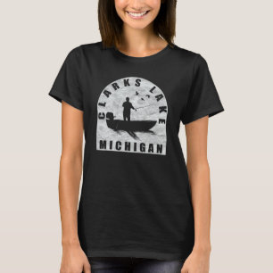Clarks Lake Fishing Michigan T-Shirt