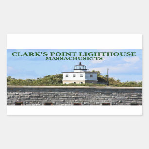 Clark's Point Lighthouse, Massachusetts Stickers