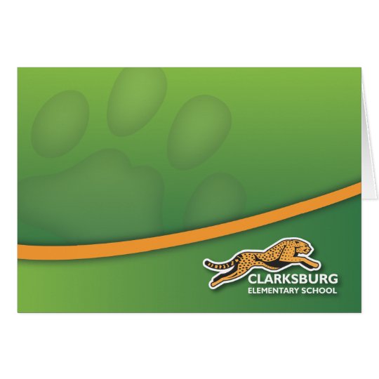 Clarksburg Cheetah Notecards Card