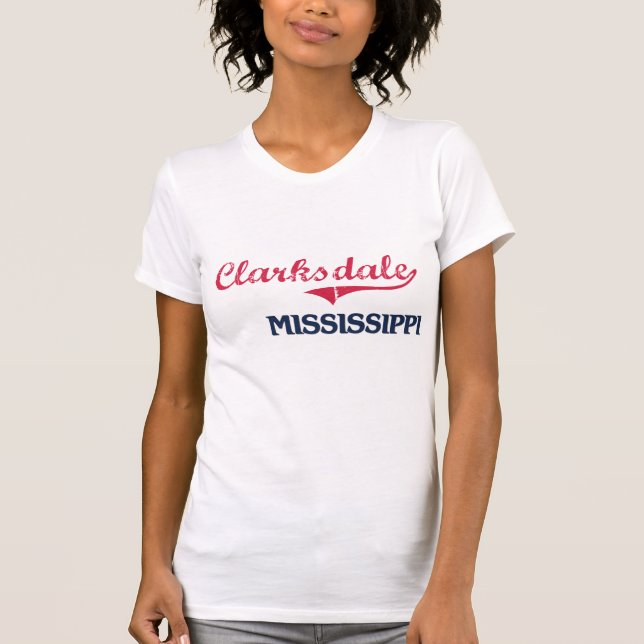 Clarksdale Mississippi City Classic T-Shirt (Front)