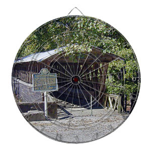 Clarkson Covered Bridge Alabama  Dartboard