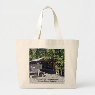 Clarkson Covered Bridge Alabama Large Tote Bag