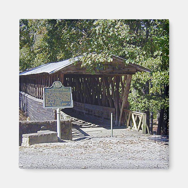 Clarkson Covered Bridge Alabama  Magnet (Front)