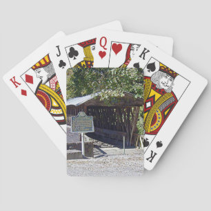 Clarkson Covered Bridge Alabama  Playing Cards