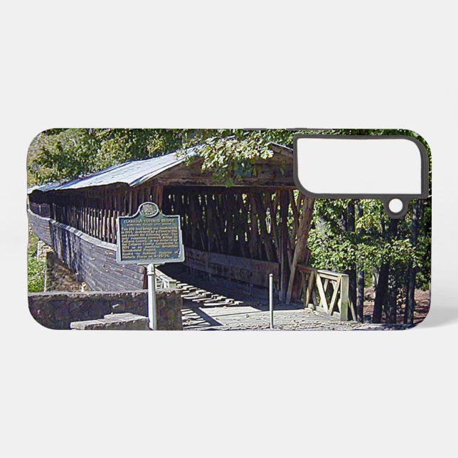 Clarkson Covered Bridge Alabama  Samsung Galaxy S22+ Case (Back Horizontal)