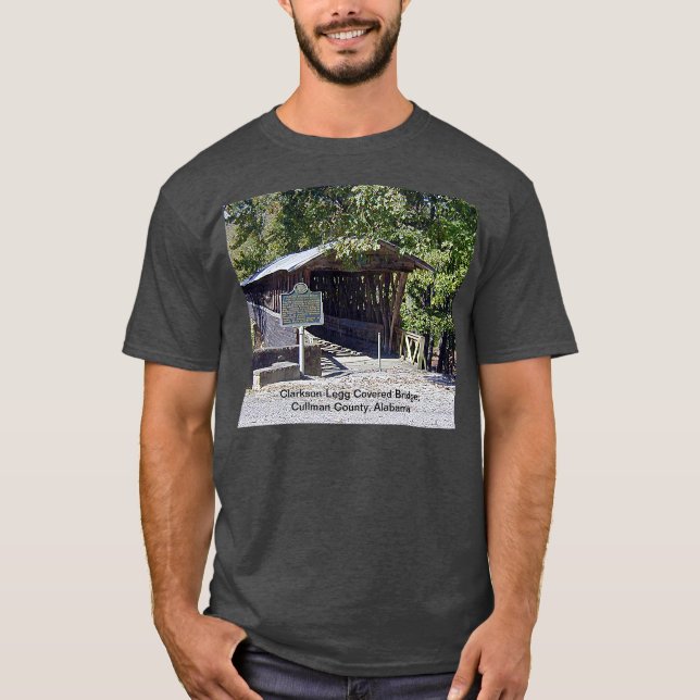 Clarkson Covered Bridge Alabama  T-Shirt (Front)
