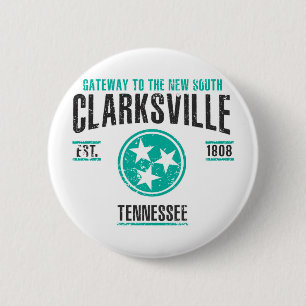 Clarksville 6 Cm Round Badge