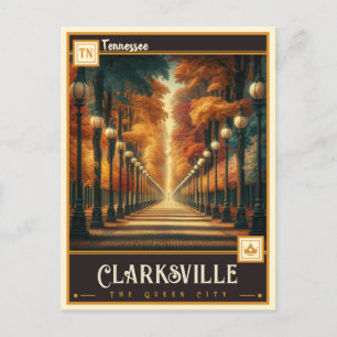 Clarksville, Tennessee Vintage Postcard