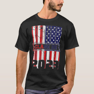 Clase de 2023 American flag T-Shirt
