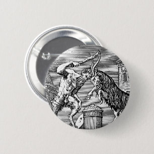 Clash Of The Titans 6 Cm Round Badge