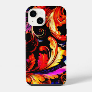 Clasic Red Blended Pattern iPhone 14 Case