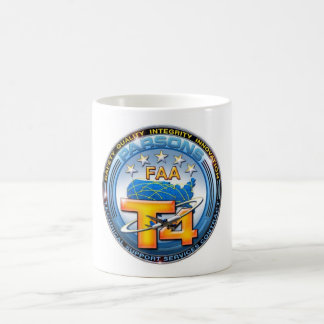 Clasic white with FAA/Parsons Logo Coffee Mug
