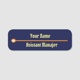 clasik name tage for company tag