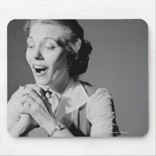 Clasped Hands Mouse Pad
